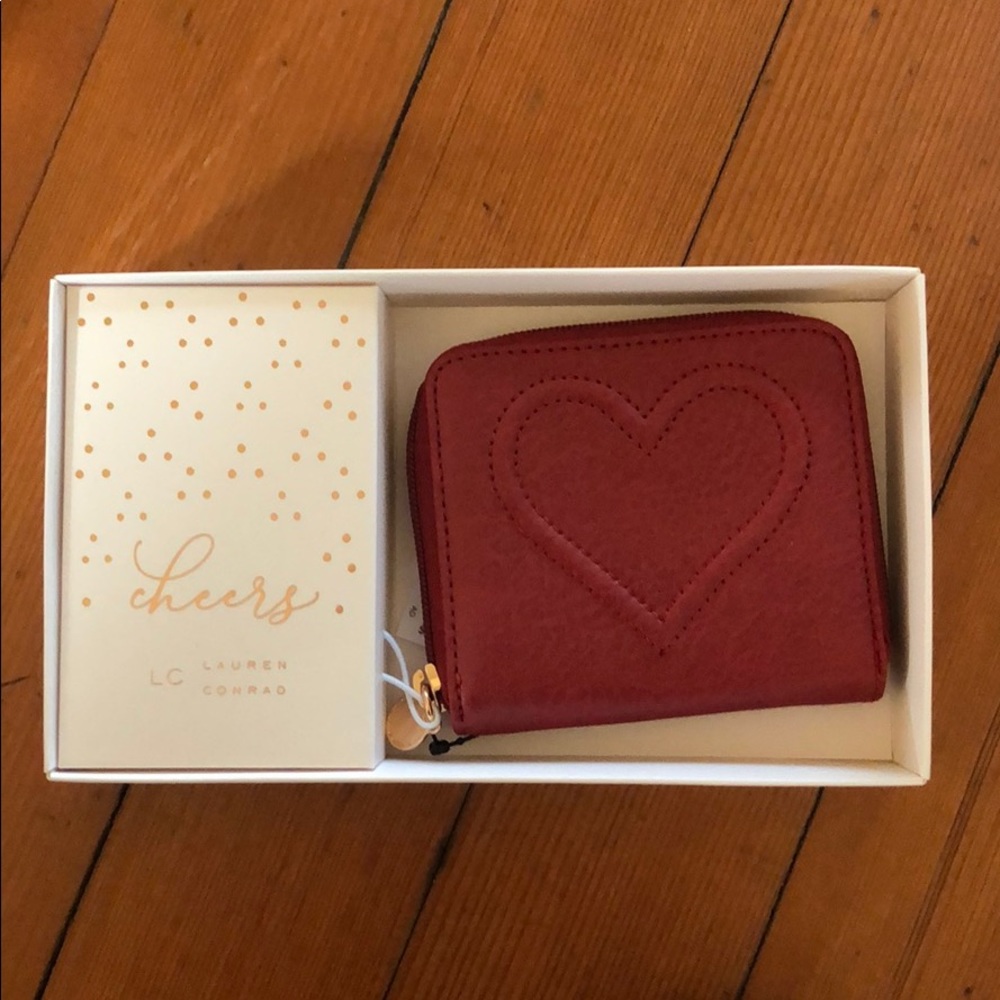 Mini red wallet